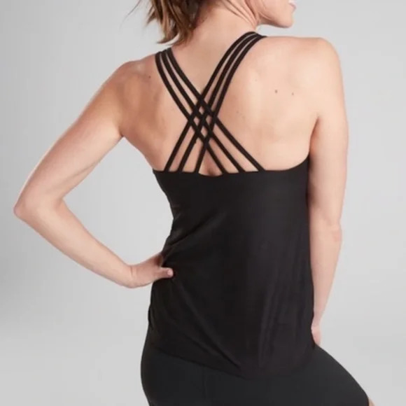 Athleta Tops - Athleta Hyper Focused Tank Black Women's Size Small